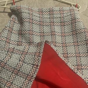 Brand new, worn once, AUTHENTIC plaid Gucci skirt.